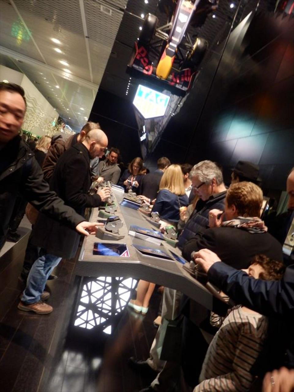 タグ・ホイヤーのコネクテッド体験コーナー