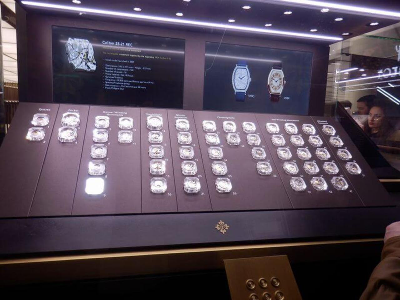 バーゼルワールド2016パテック・フィリップ　ムーブメント展示