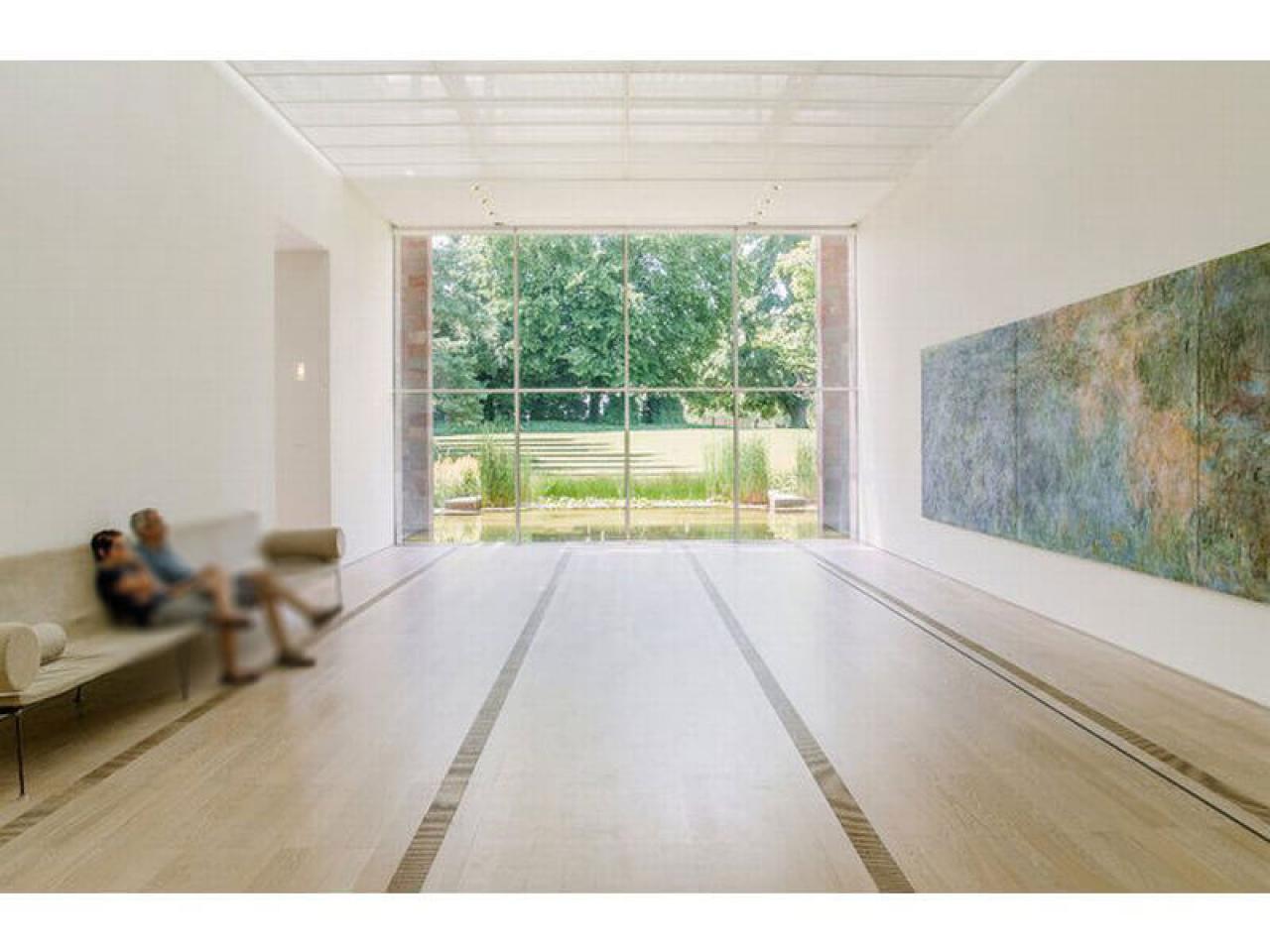 バーゼル　バイエラー財団美術館　モネの「睡蓮の池」の部屋