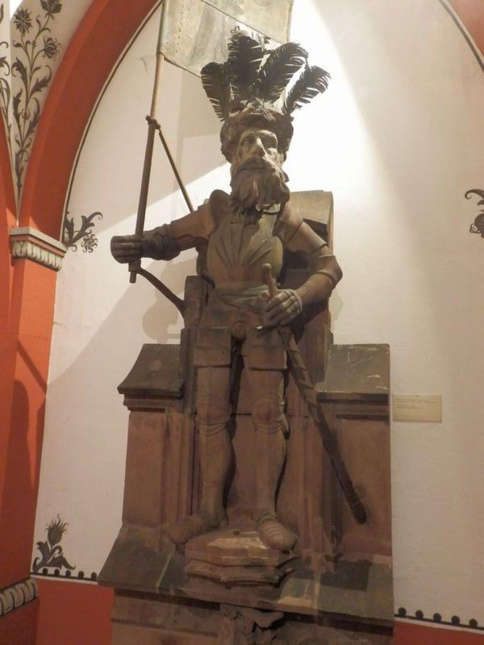 バーゼル市庁舎　旗手像のオリジナル