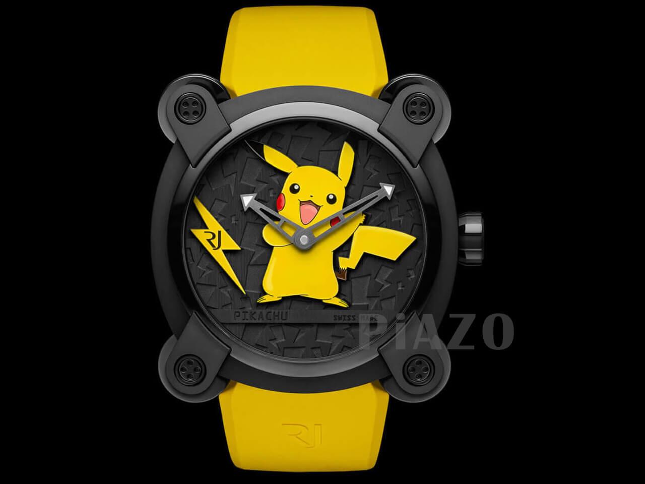 ロマン ジェローム ポケモン ピカチュウの腕時計を発表 時計買取のピアゾ