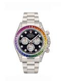 18K WG 'MULTICOLOURED SAPPHIRE OYSTER PERPETUAL COSMOGRAPH' AKA 'THE WHITE RAINBOW'