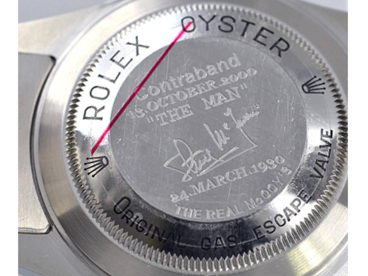 ロレックス（Rolex）のシードゥエラー（Sea-Dweller )16600 “STEVE McQUEEN”の裏蓋には刻印あり