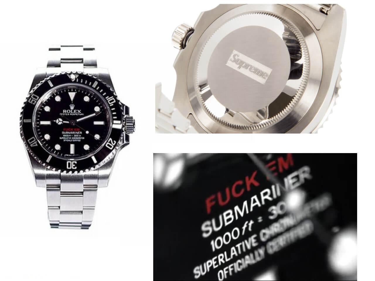 Supreme（シュプリーム）の2013年の春夏ルックブックに、Rolex (ロレックス)とのコラボ腕時計が突如登場