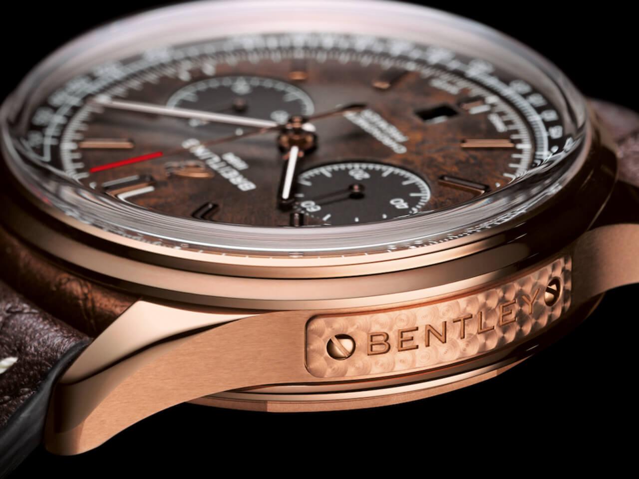 ブライトリング　プレミエ B01 クロノグラフ 42 ベントレー センテナリー リミテッドエディション サイドに刻印プレート