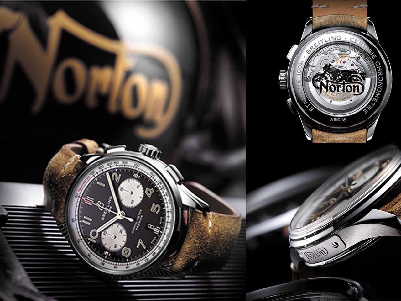 プレミエ B01 クロノグラフ 42 ノートン AB0118