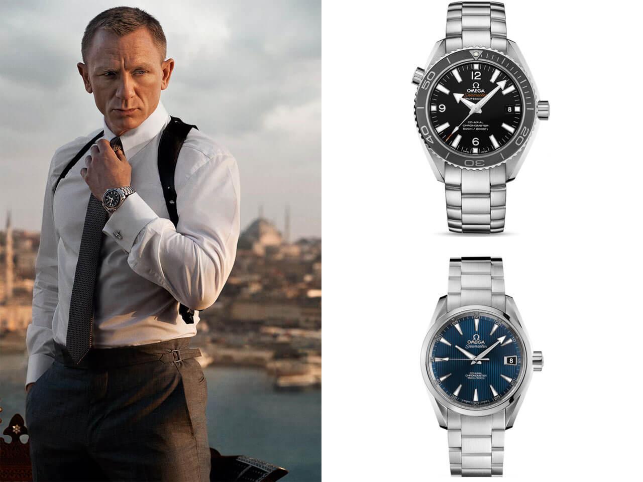 2012年に公開された『007 スカイフォール』（原題：Skyfall）でダニエル・クレイグが着用したオメガの腕時計