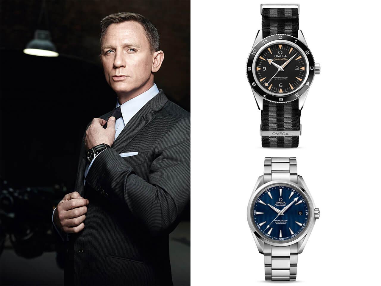 2015年公開の映画『007 スペクター』（原題：Spectre）でダニエル・クレイグが着用したオメガの腕時計