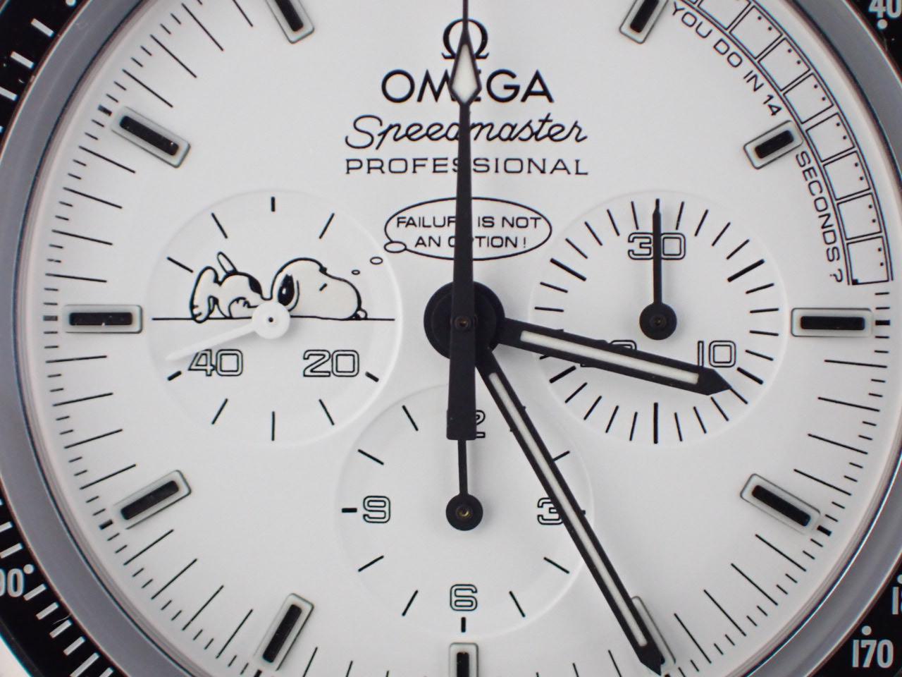 オメガ スピードマスター アポロ13号 45周年記念 スヌーピーアワード 311.32.42.30.04.003 文字盤