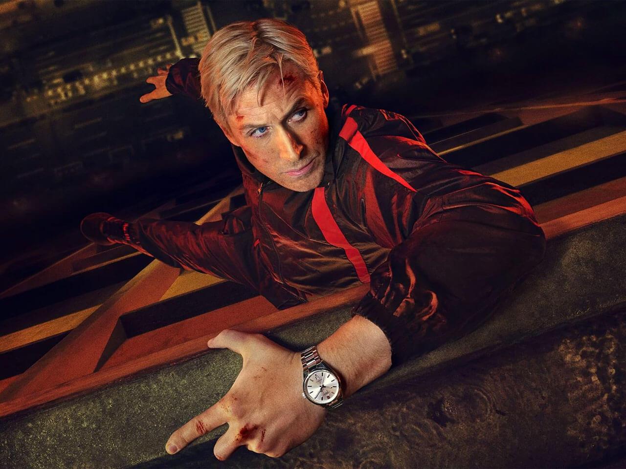 NETFLIX映画『グレイマン』でライアン・ゴズリングが着用した腕時計はタグ・ホイヤー カレラ WBN2111.FC6505