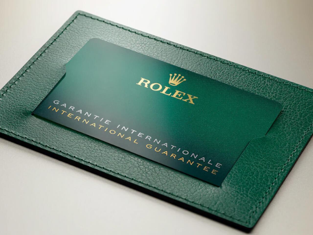 ロレックス　国際保証カード