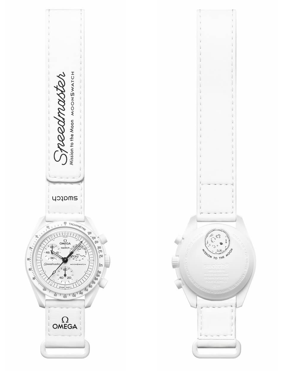 33,250円Snoopy Omega Swatch ホワイト白　オメガウォッチ