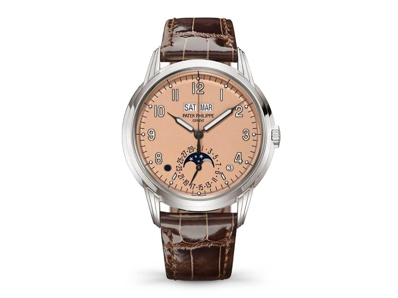 パテック フィリップ　グランド・コンプリケーション パーペチュアルカレンダー　ホワイトゴールド サーモンダイヤル