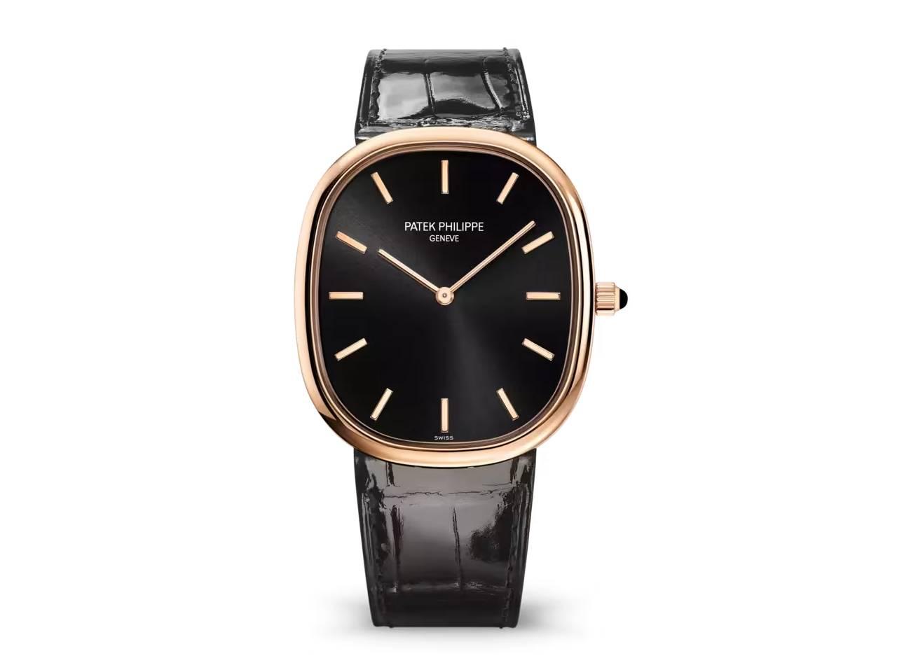 パテック フィリップ　ゴールデン・エリプス　ローズゴールド エボニーブラックダイヤル