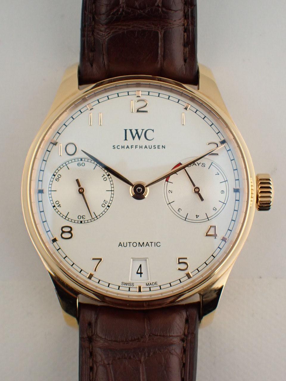 IWC IW500701 文字盤
