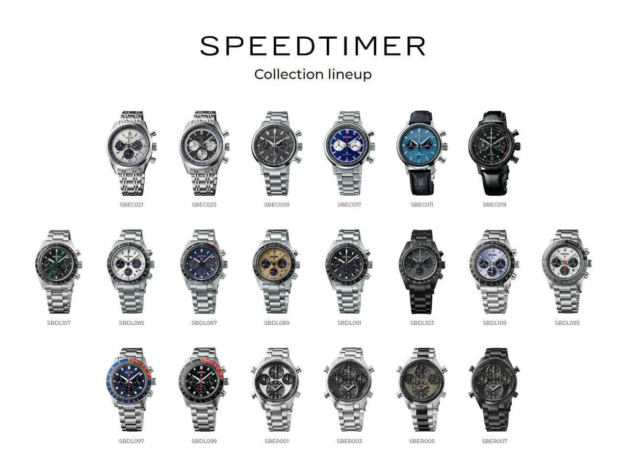 スピードタイマー現行モデルの傾向について