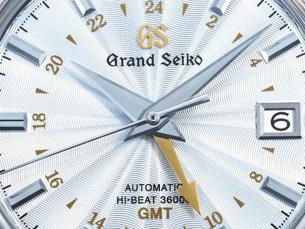 グランドセイコー2025年新作 エレガンスコレクション 和光限定モデル 2025 Ref. SBGJ291 繊細な型打ちパターンを施したペールグレーのダイヤル