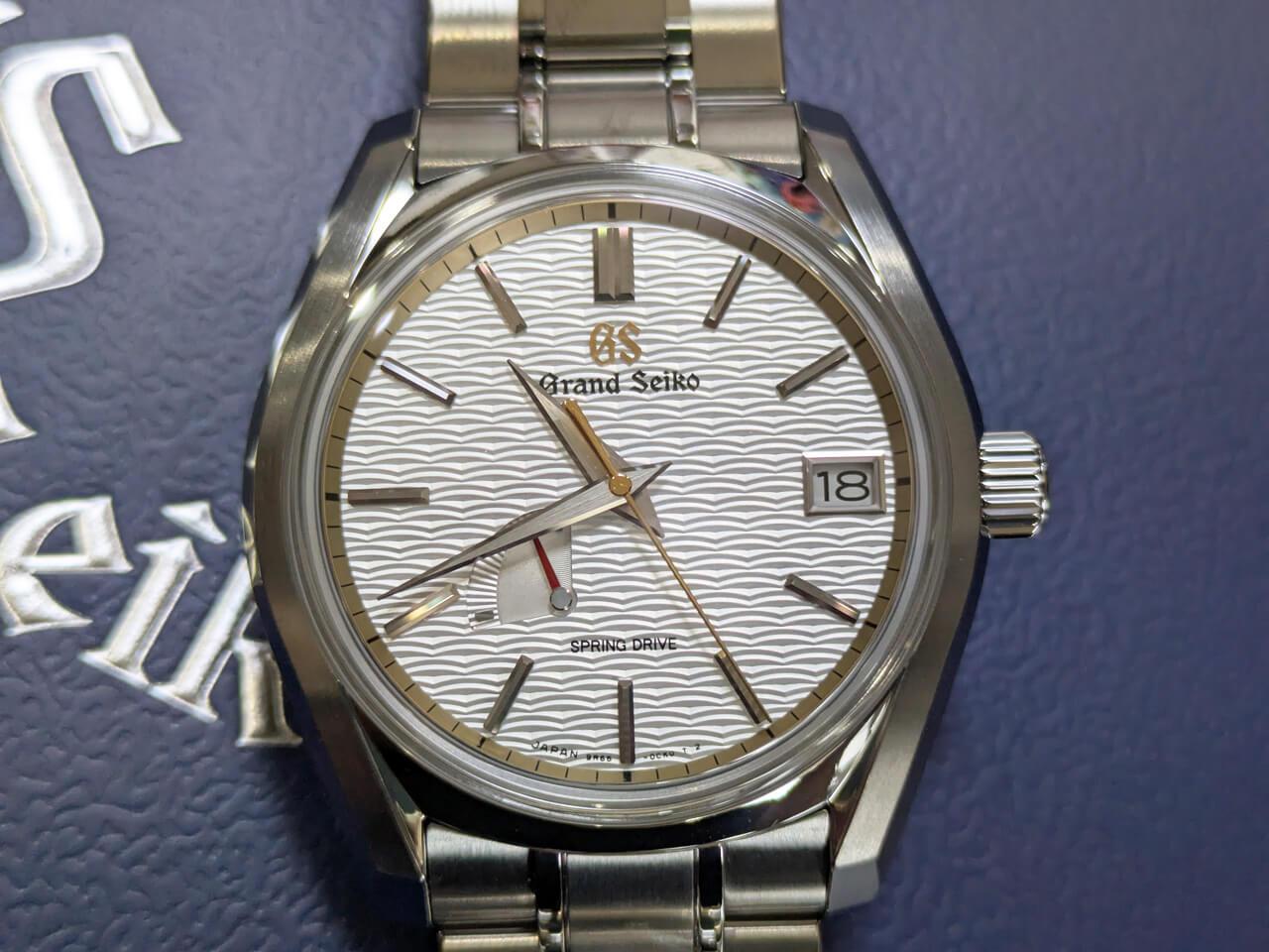 グランドセイコー2025年新作 ヘリテージコレクション ジェイアール名古屋タカシマヤ開店25周年記念モデル Ref. SBGA517　実機写真文字盤