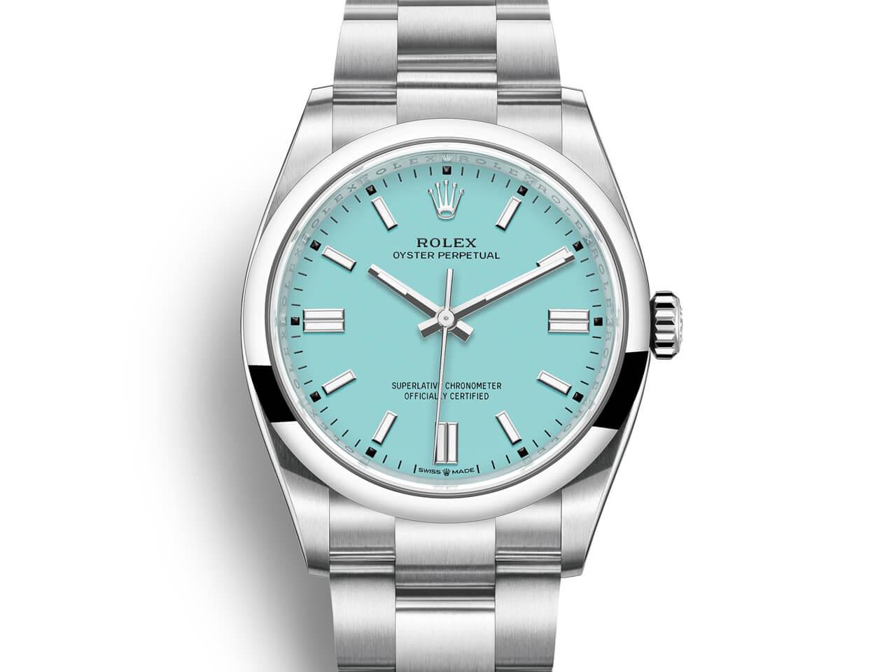オイスターパーペチュアル36 126000 ターコイズブルー