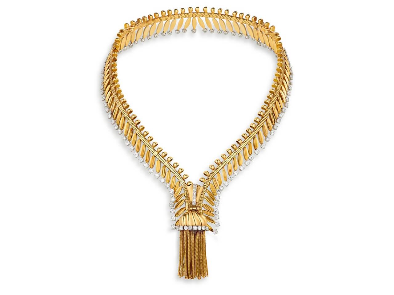 シャンティイ ジップ ネックレス