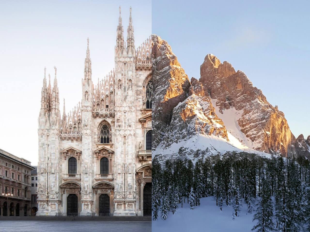 2026年冬季オリンピック会場のミラノ・コルティナは映画のロケ地としても有名