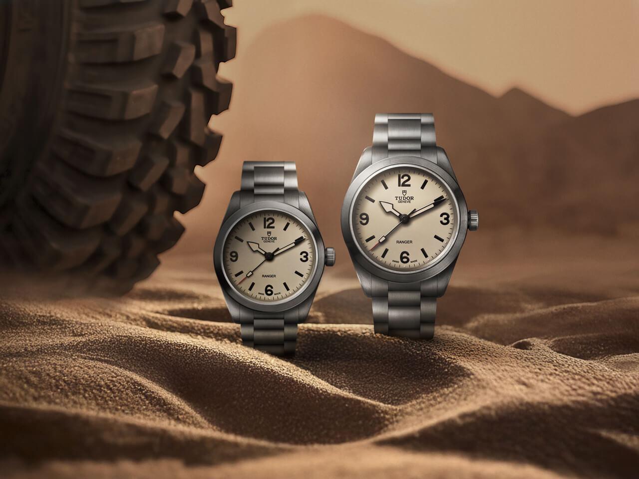 チューダー　レンジャー　新しい「デューンホワイト」ダイアル