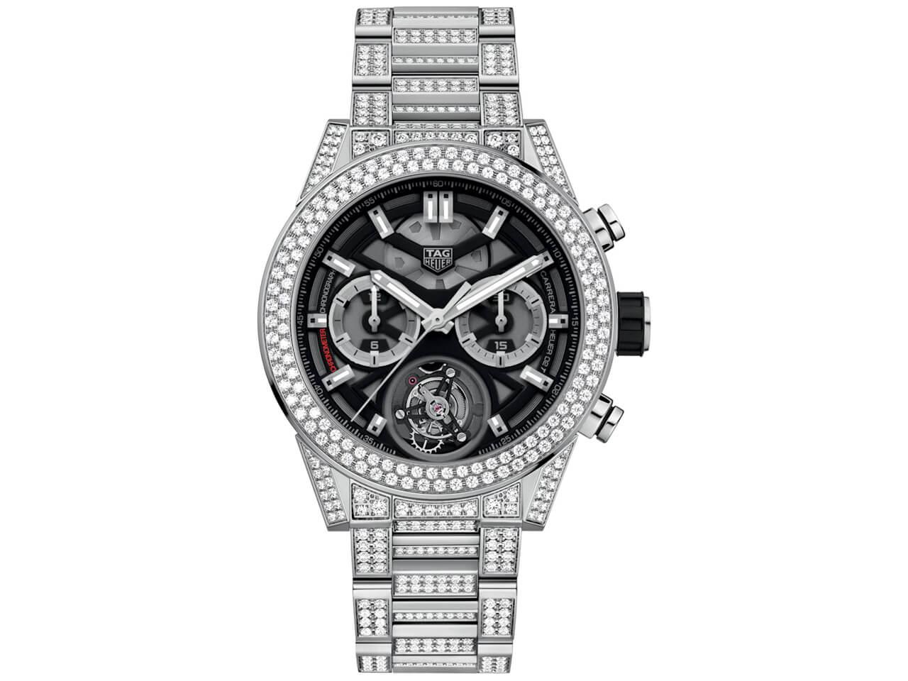 2017年 タグ･ホイヤー 新作 カレラ キャリバー02T トゥールビヨン “ハイジュエリー” CAR5A1Z.BA0510 