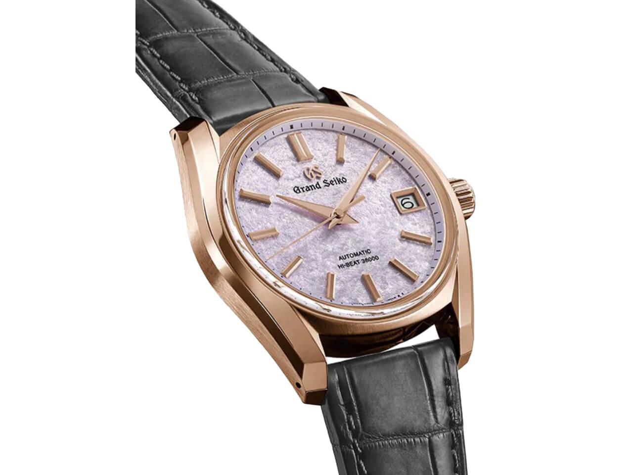 グランドセイコー2025年新作 ヘリテージコレクション メカニカルハイビート 36000 特選会2025限定モデル 夕桜 Ref. SBGH370