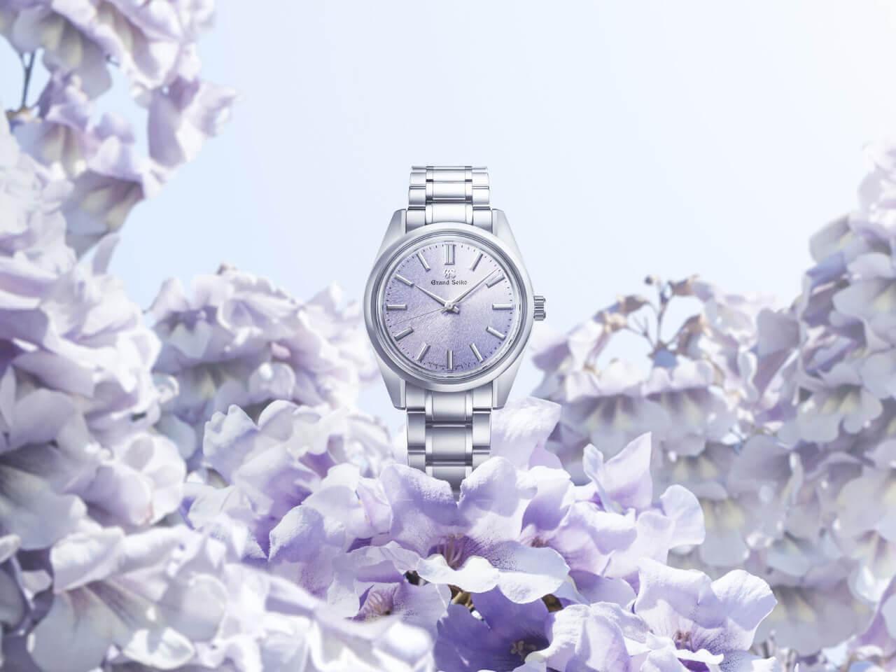 “桐”SBGW323は薄紫色ダイヤルの岩手山パターン