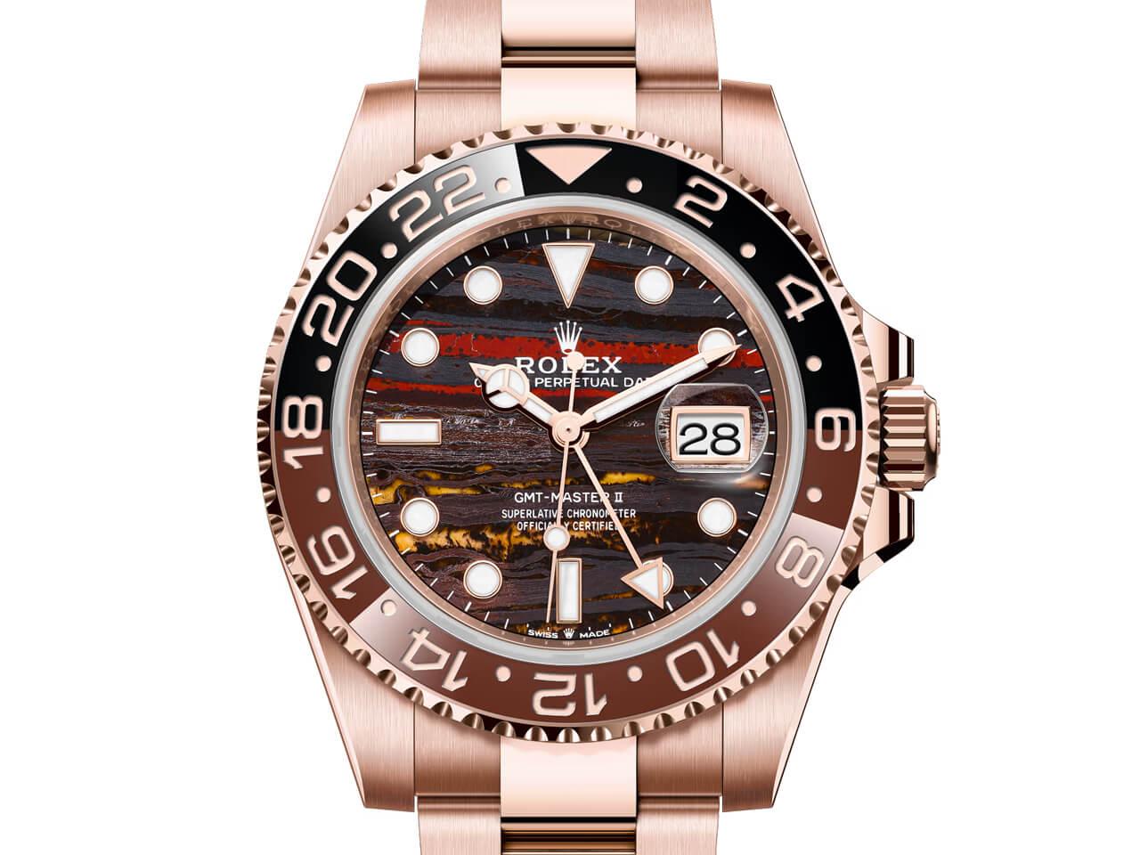 ロレックス GMTマスターII 126715CHNR タイガーアイアン