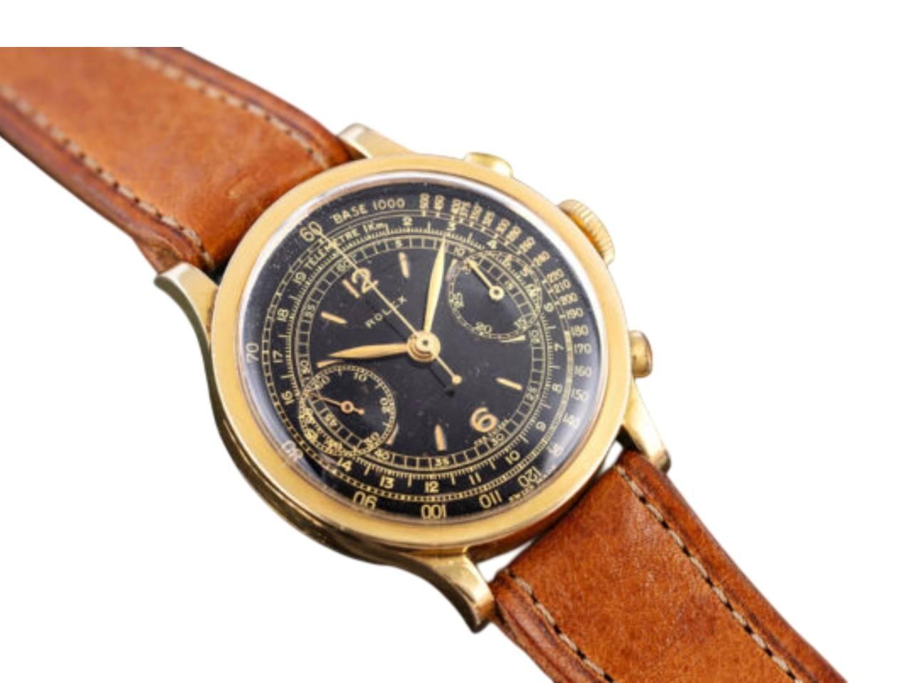 ロレックス　クロノグラフ　2508　ゴールドケース ブラックダイヤル”　