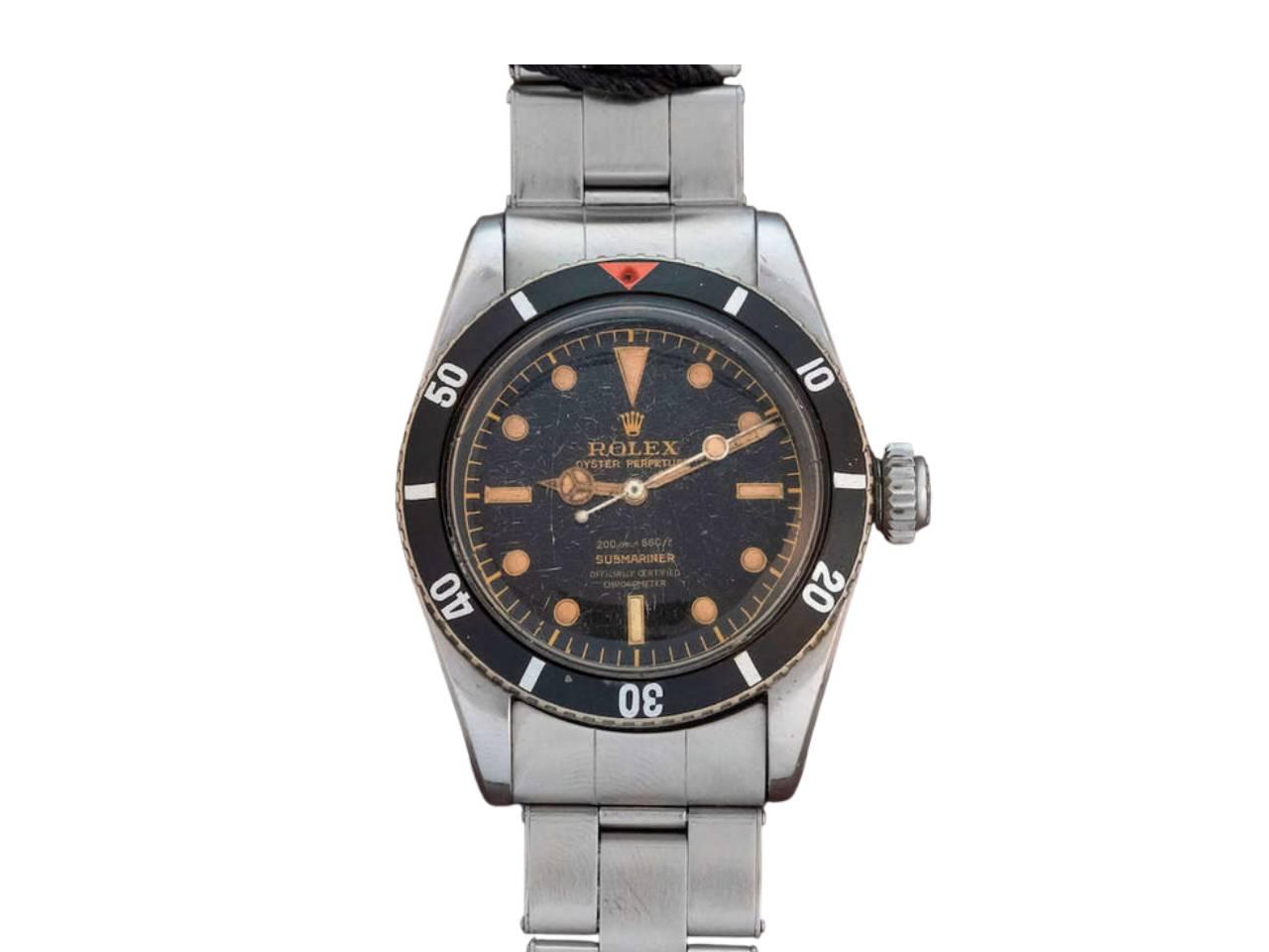 ロレックス　サブマリーナー ジェームズ・ボンド ビッグクラウン SS ブラックダイヤル”　