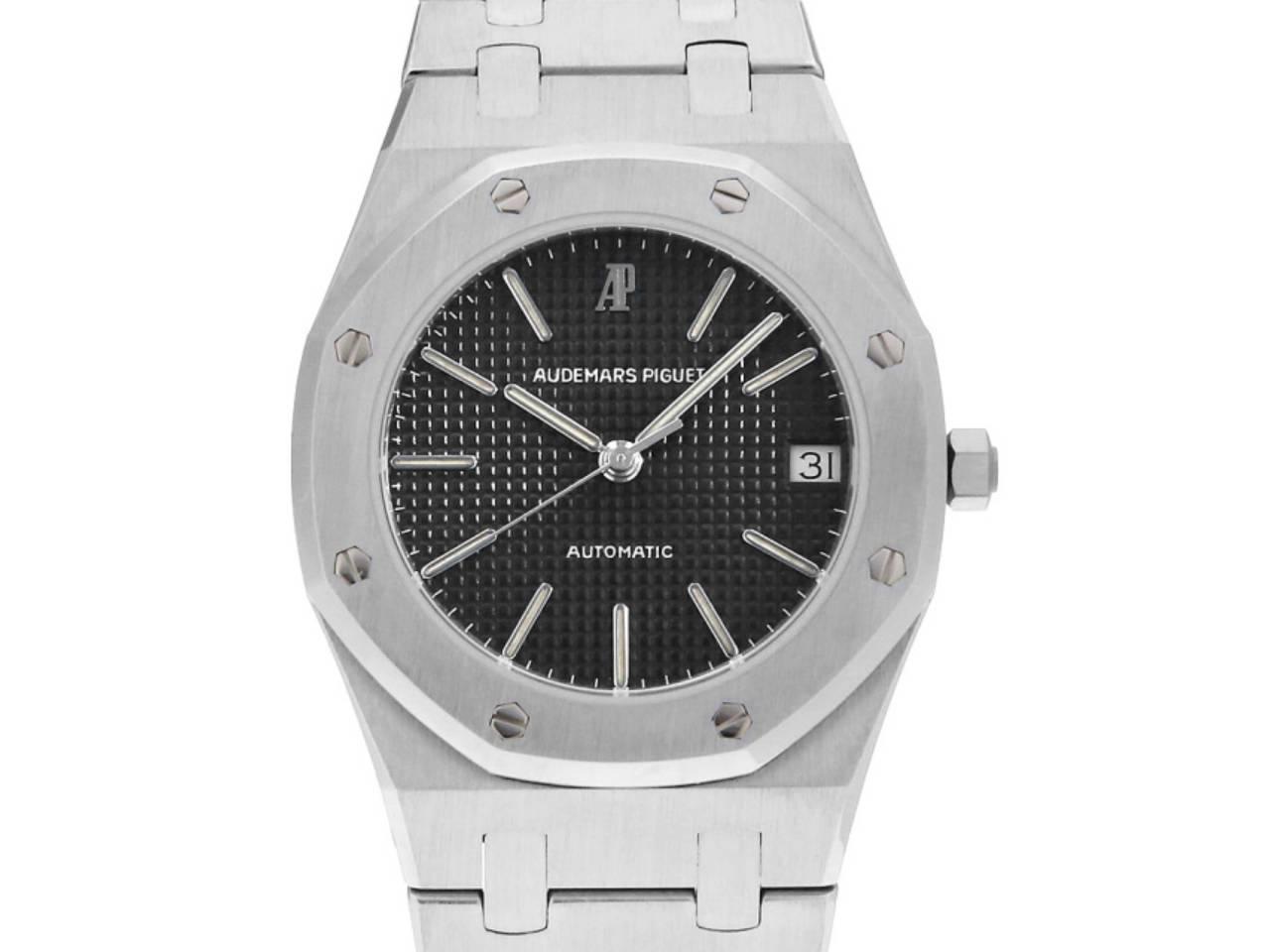 オーデマ・ピゲ　ロイヤルオーク ステンレススティール ブラックタペストリー文字盤 35mm アンティーク