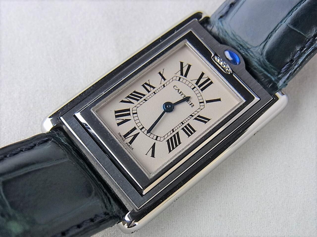 カルティエ　タンク バスキュラント ステンレス クォーツ
