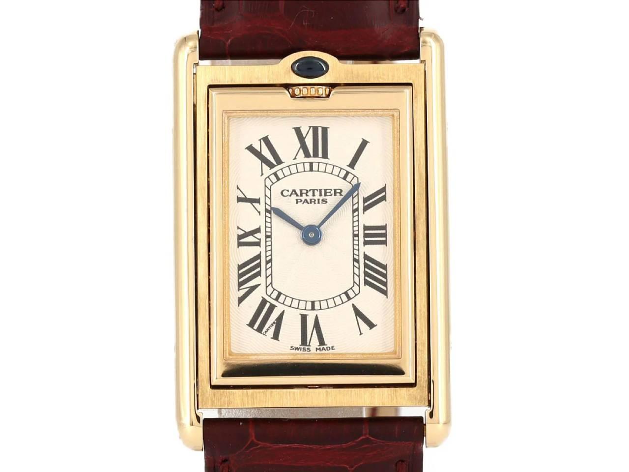 カルティエ　タンク バスキュラント CPCP ミレニアム エディション　イエローゴールド PARIS