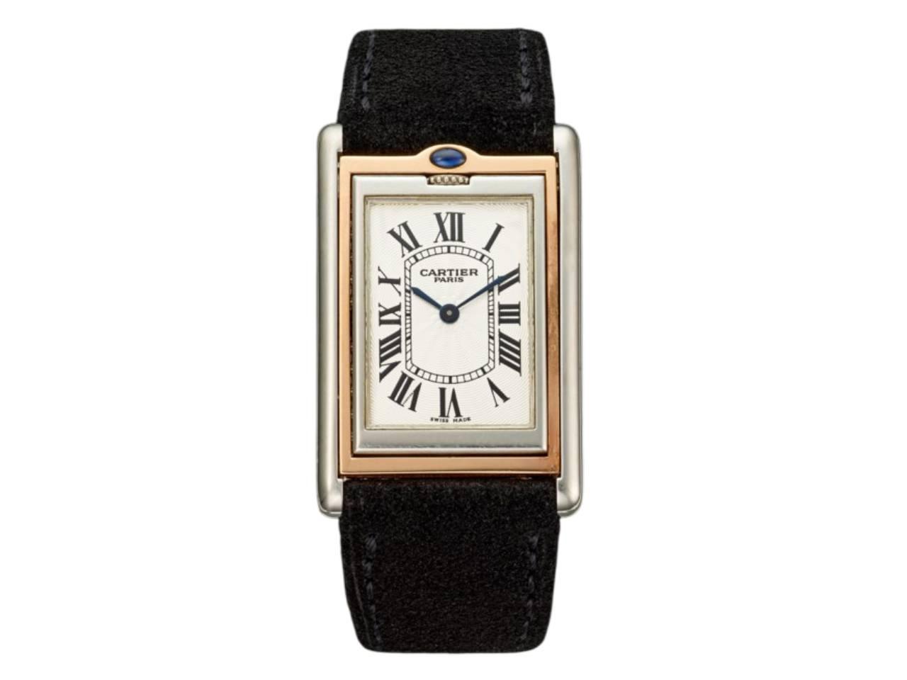 カルティエ　タンク バスキュラント CPCP プラチナ×ピンクゴールド