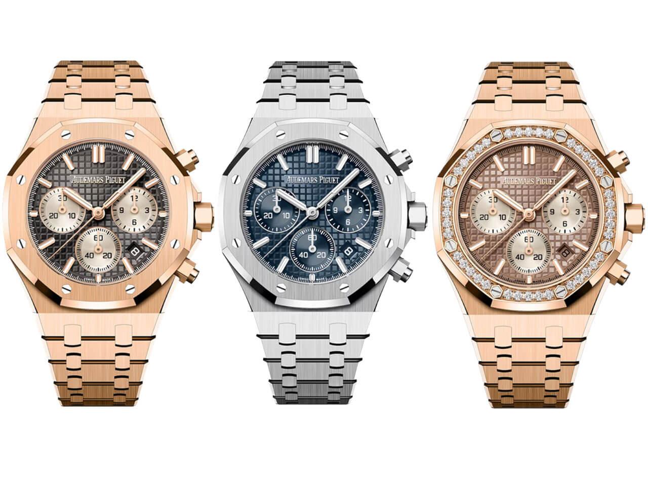 オーデマ ピゲ 2026年新作 38MMの「ロイヤル オーク クロノグラフ」新キャリバー6401を搭載する3モデル