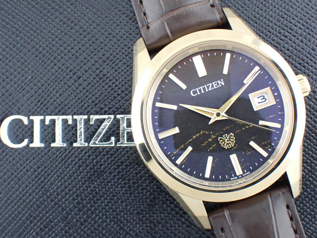 【実機レビュー】シチズン ザ・シチズン 30周年記念限定モデル 年差±5秒 光発電エコドライブ 和紙文字盤限定モデル AQ4103-16W