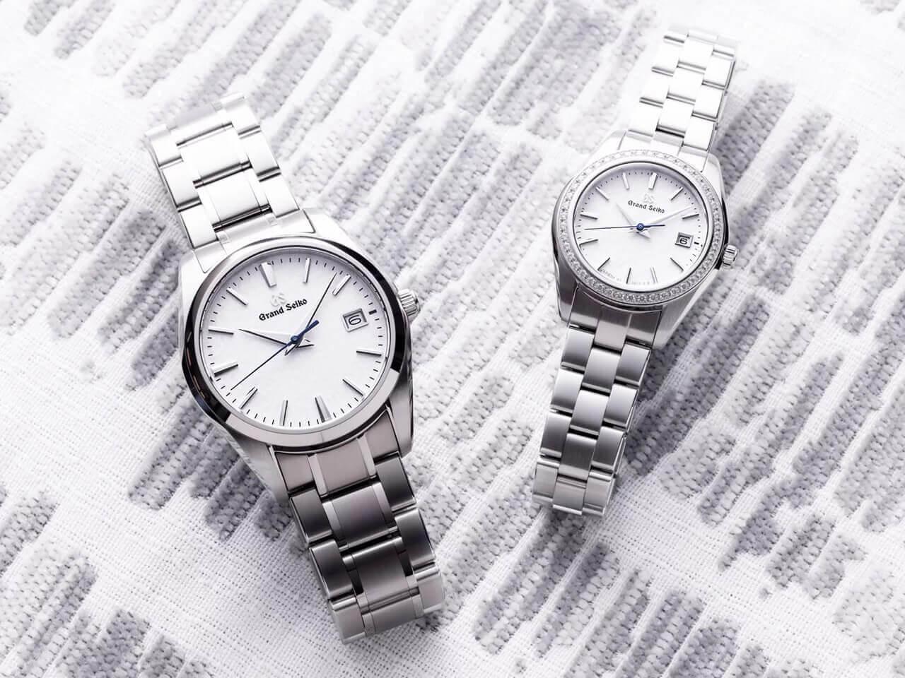 同時リリースされた雪白SBGX355とSTGF385はペアウォッチ向き
