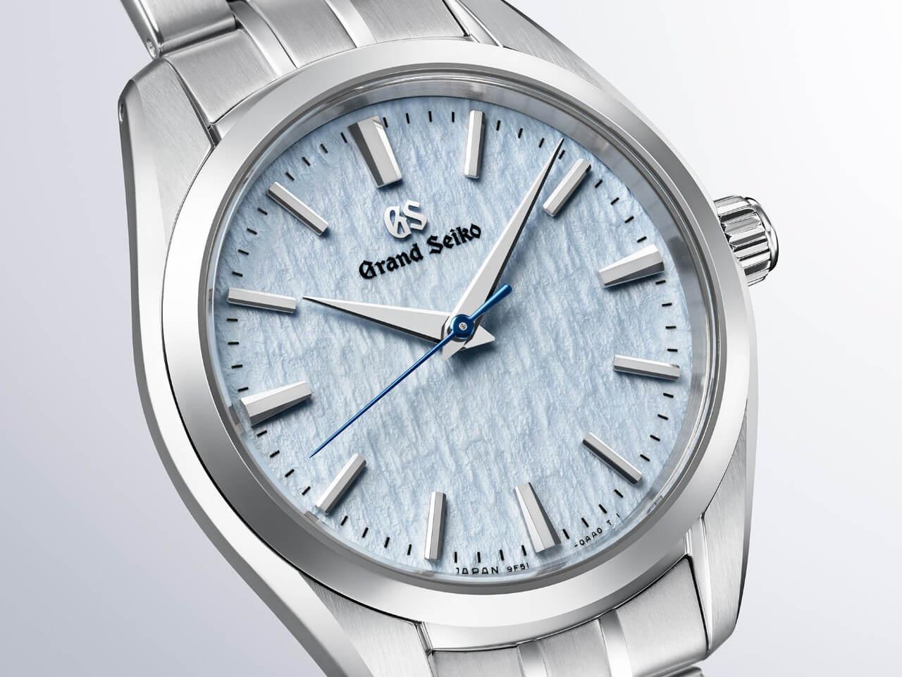 SBGX361のダイヤルは雪と空の「美しさと儚さ」を表現