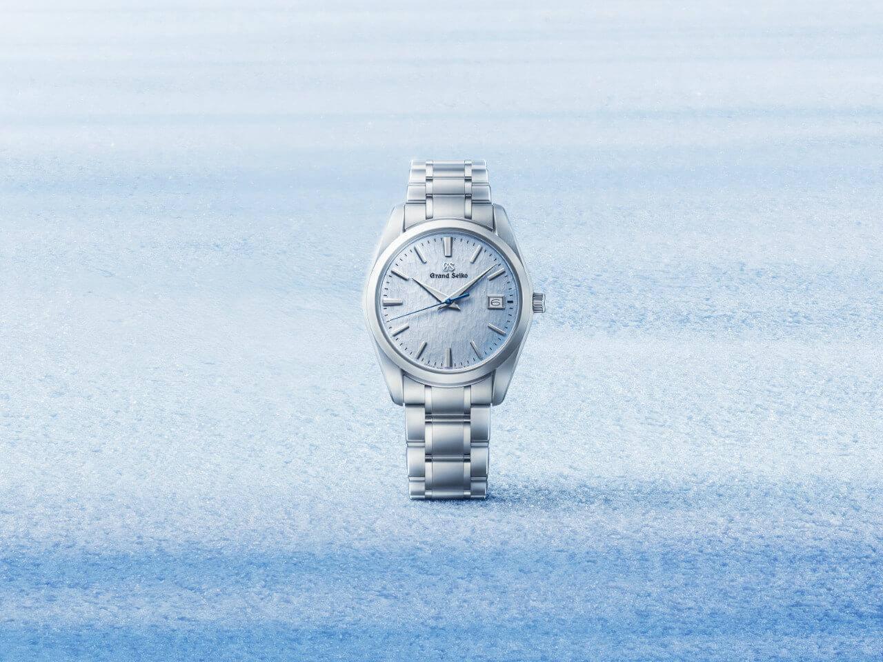 “スカイフレーク”SBGX357はブライトチタン製37mmケース