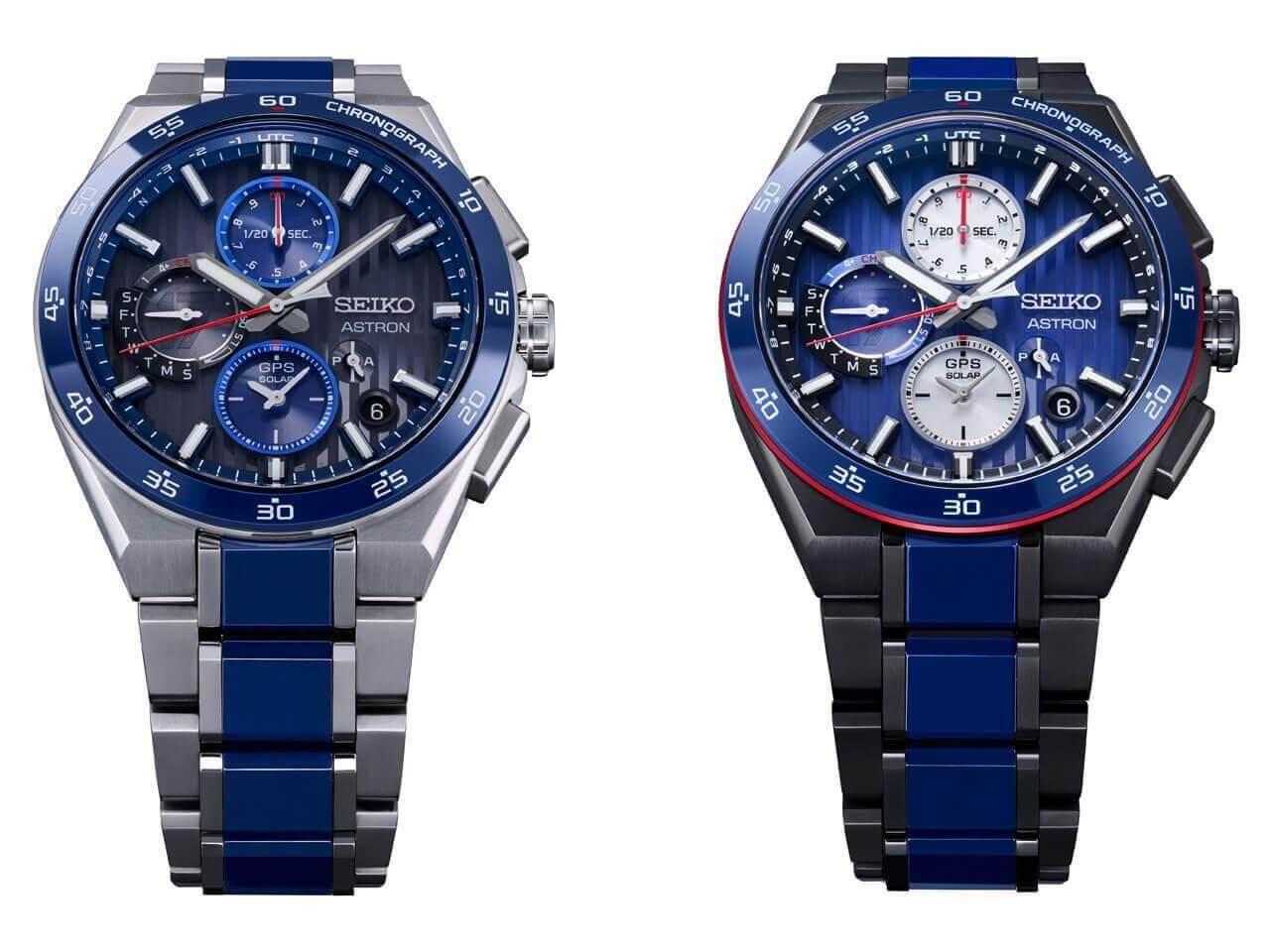 大谷翔平 2024限定モデル SBXC165＆SBXC167は、青×赤のピンストライプの型打ち模様