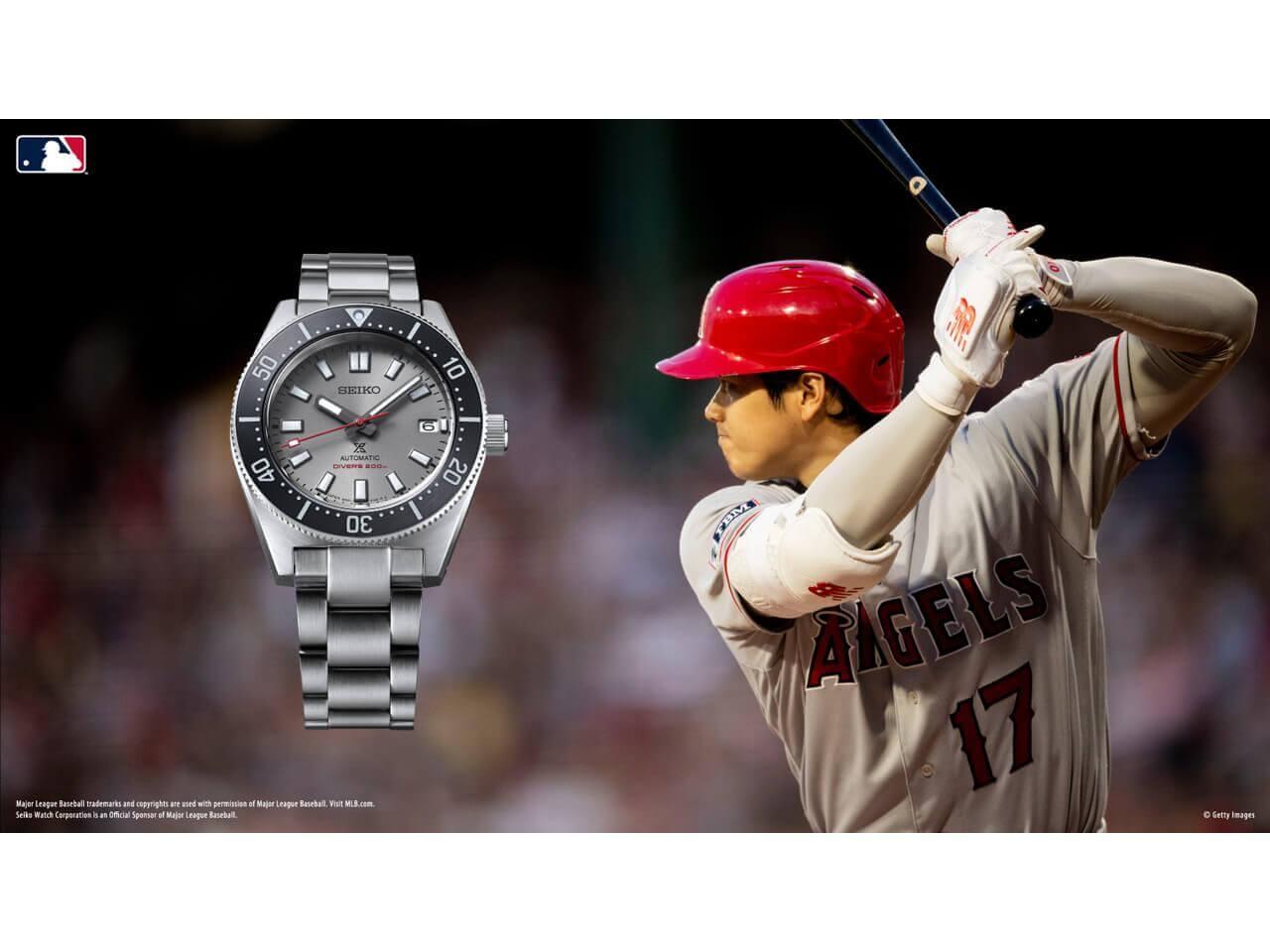 エンゼルス所属時代の大谷翔平限定モデルSBDC191はグレー文字盤に赤の差し色