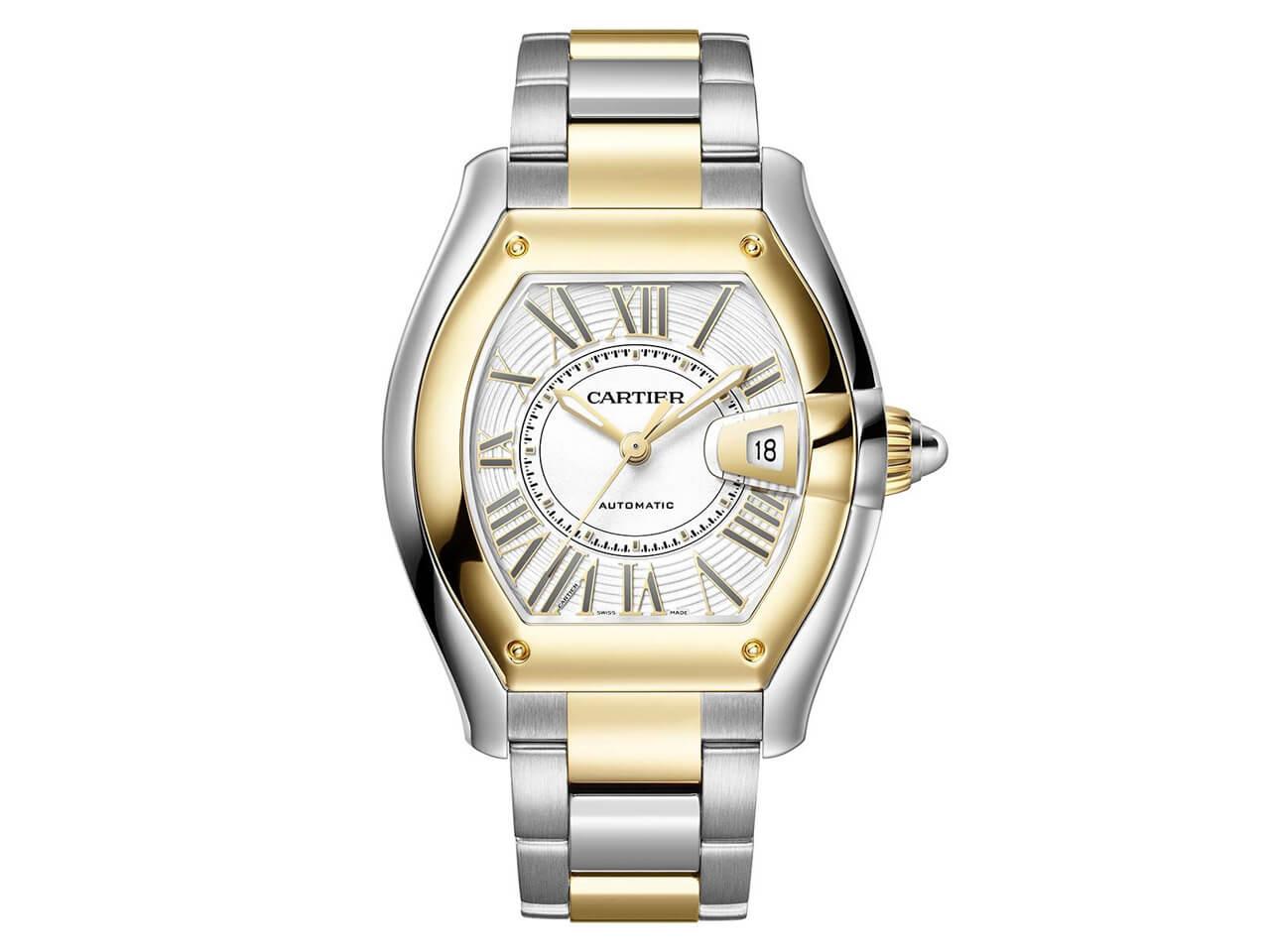 カルティエ ロードスター ラージ ステンレス×イエローゴールド コンビ Ref.CRW2RD0010 2026年新作