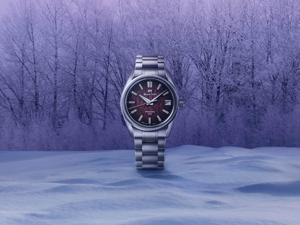 U.F.A.シリーズ第三弾SLGB005はパープルのスモーク文字盤