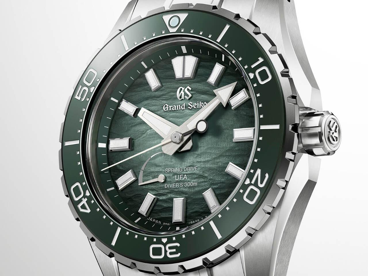 SLGB025のダイヤルは日本列島を取り巻く「潮流の躍動感」を再現