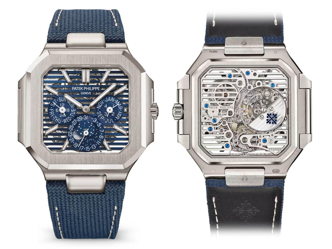 キュビタス 永久カレンダー・スケルトン Ref. 5840P-001　表裏