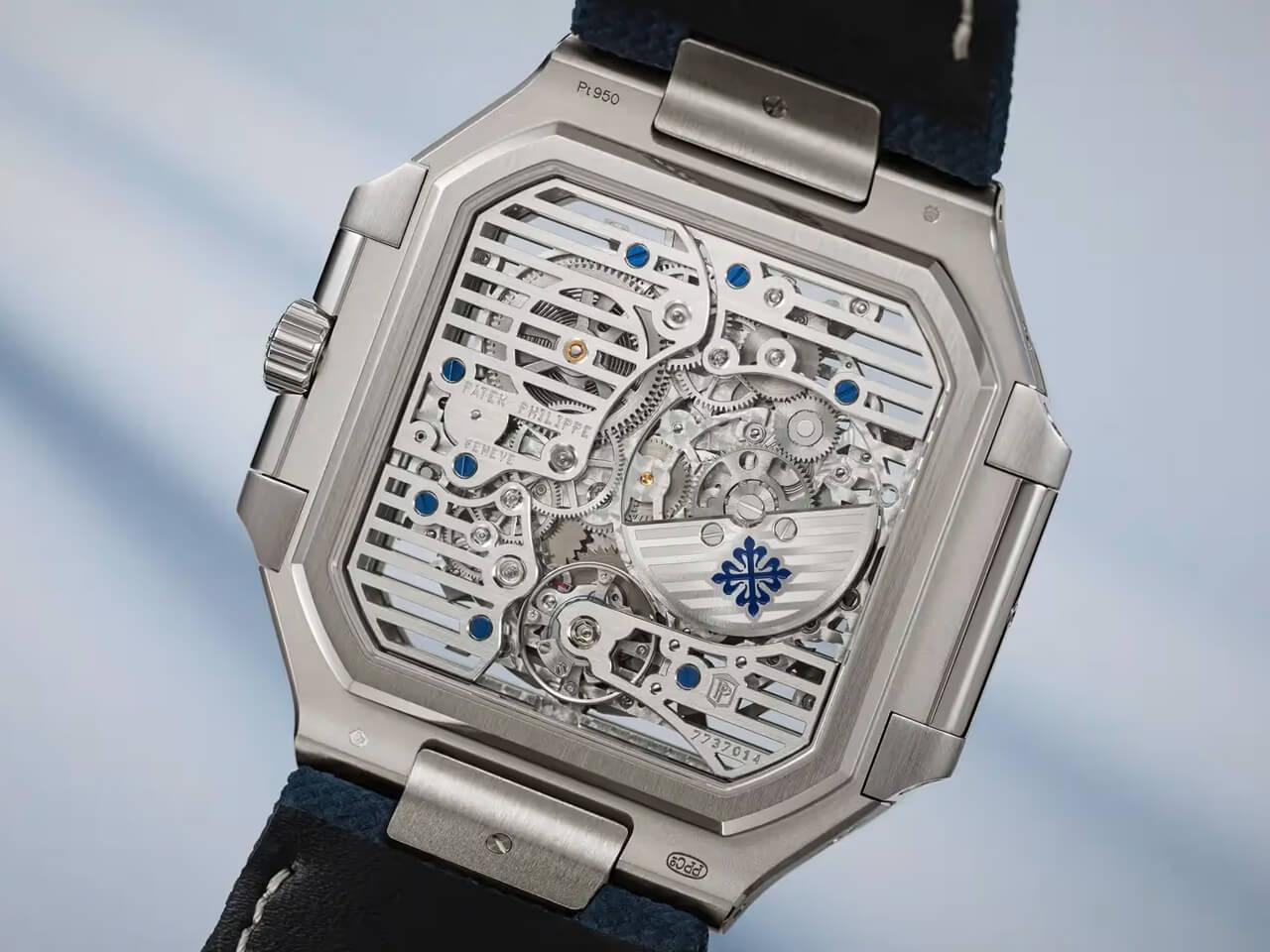 キュビタス 永久カレンダー・スケルトン Ref. 5840P-001　裏蓋