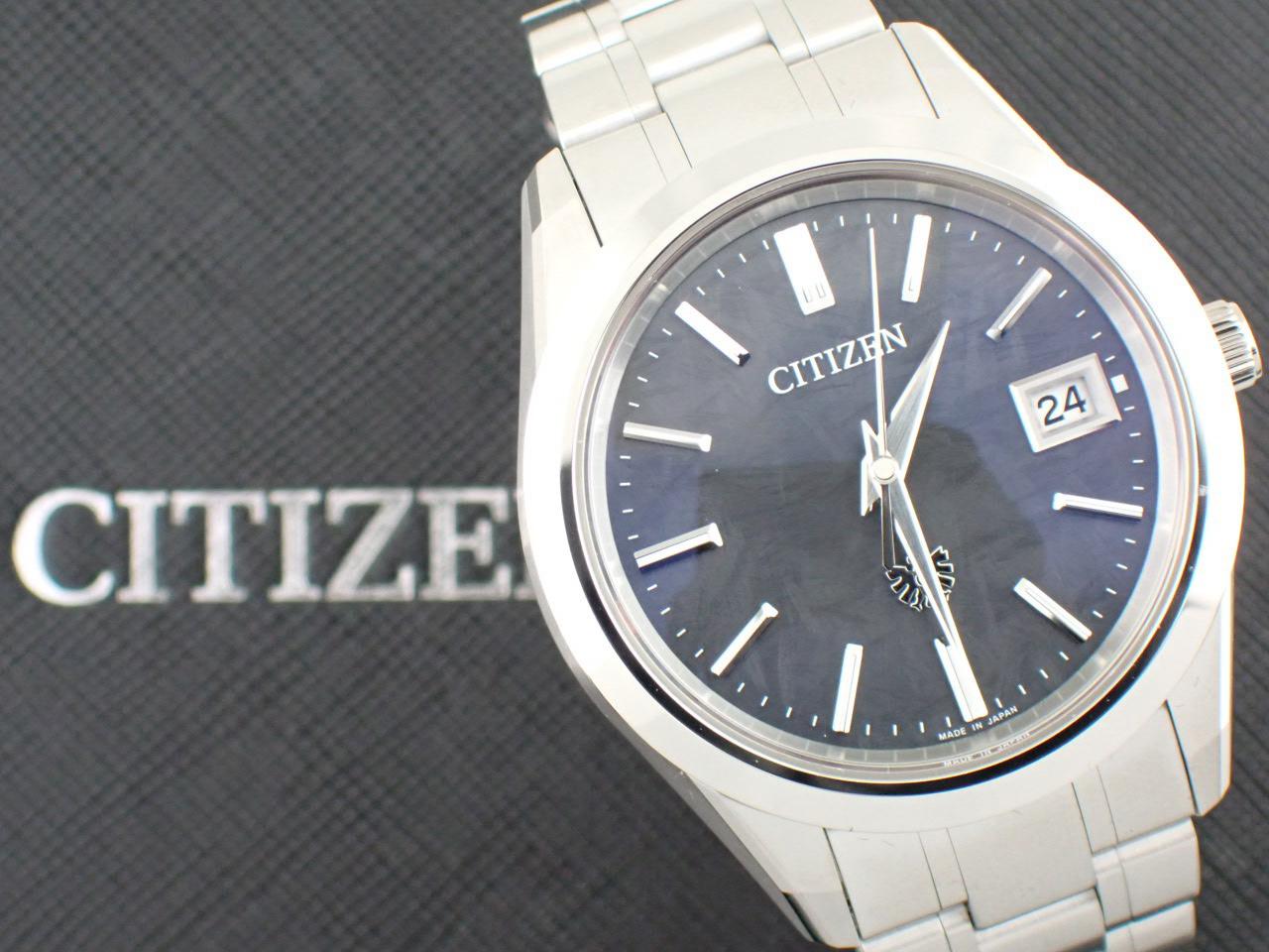 【実機レビュー】シチズン ザ・シチズン 年差±5秒 高精度エコ・ドライブ AQ4100-57E