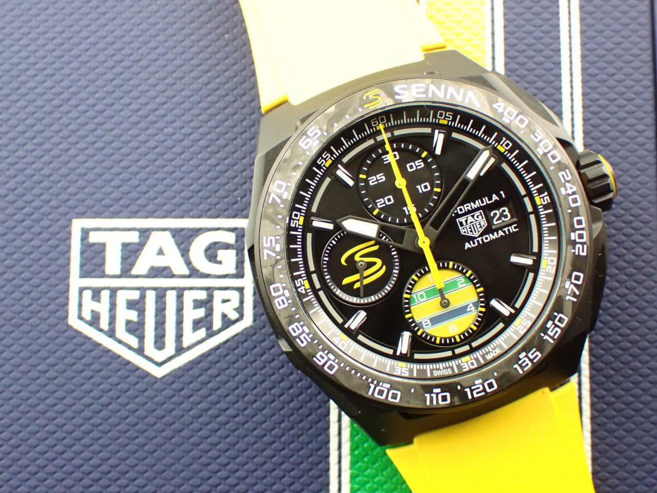 【実機レビュー】タグ・ホイヤー フォーミュラ1 クロノグラフ × セナ スペシャルエディション CBZ2081.FT8092